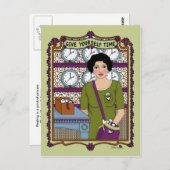 自与え身Time_A_ポストカード ポストカード (正面/裏面)