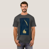 自主的な底辺デザイン ビンテージ Tシャツ (正面フル)