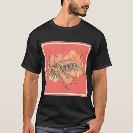 自主隔離 / フィッシング Tシャツ (正面)