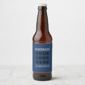 自作のウェブサイトとビジネス ロゴ 製品 ビールラベル (正面)