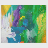 自作の抽象芸術背景。抽象芸術，アクリル，ar ラッピングペーパー (フラット)