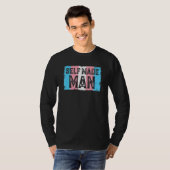 自作の男性トランスジェンダー支援Lgbtq Tシャツ (正面フル)