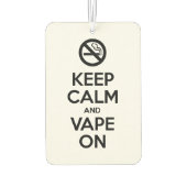 自保身に落ち着きやる気を起こさせるた カーエアーフレッシュナー (裏面)