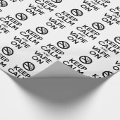 自保身に落ち着きやる気を起こさせるた ラッピングペーパー (角)