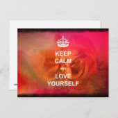 自保身を愛する ポストカード (正面/裏面)