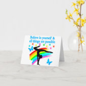 自信じ体操引用文 カード (黄色い花)