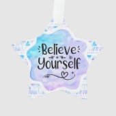 自信じ分で オーナメント (裏面)