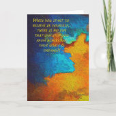 自信じ分で カード (正面)