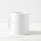 自信じ分のコーヒーマグ コーヒーマグカップ (正面左)