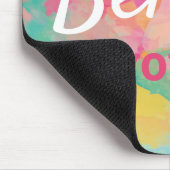 自信じ分の引用文抽象芸術水色 マウスパッド (コーナー)