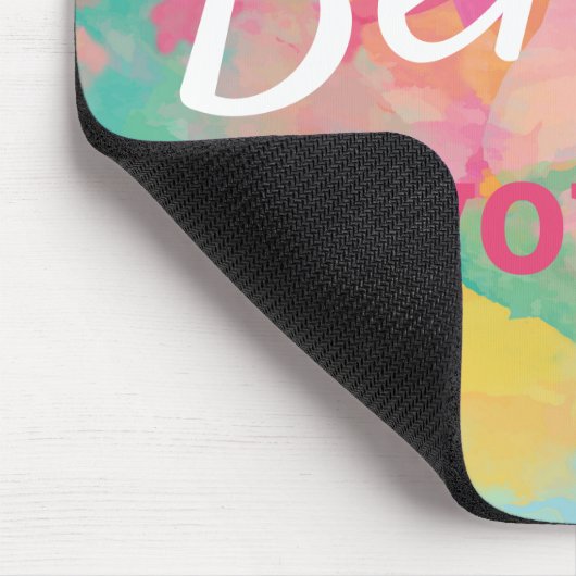 自信じ分の引用文抽象芸術水色 マウスパッド (コーナー)