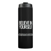 自信じ分の熱やる気を起こさせるタンブラー タンブラー (正面)