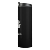 自信じ分の熱やる気を起こさせるタンブラー タンブラー (回転右)