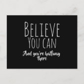 自信じ分の肯定 ポストカード (正面)