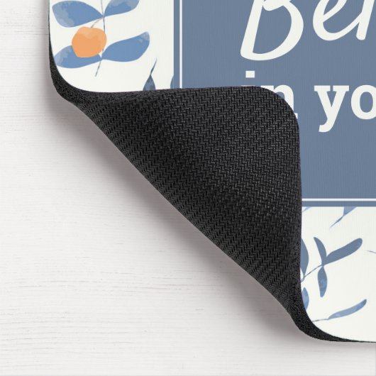 自信じ感動的分の引用文水の色 マウスパッド (コーナー)