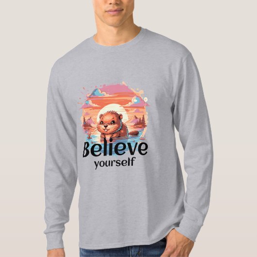 自信じ自 Tシャツ (正面)