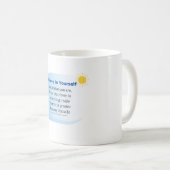 自信じ身でやる気を起こさせる&感動的 コーヒーマグカップ (正面右)