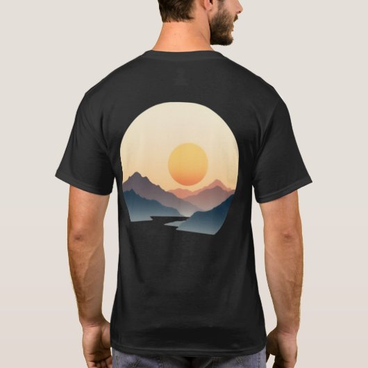 自信じ身でやる気を起こさせる- Tシャツ (裏面)