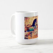 自信じ身でメリーも コーヒーマグカップ (正面左)