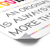 自信じ身で印刷可能 ポスター (角)