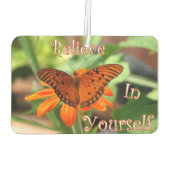 自信じ身で感動的やる カーエアーフレッシュナー (裏面)