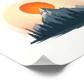 自信じ身で – やる気を起こさせる引用文 ポスター (角)