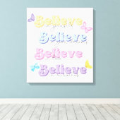 自信じ身で キャンバスプリント (インサイチュ (ウッドフロア))