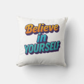 自信じ身で クッション (正面)