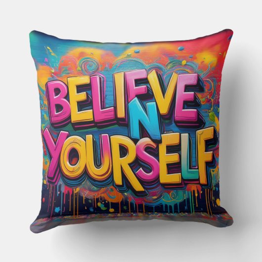 自信じ身で クッション (裏面)