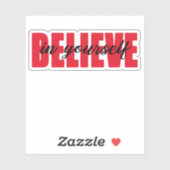 自信じ身で シール (シート)