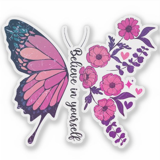 自信じ身で シール (正面)