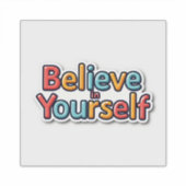 自信じ身で シール (正面)