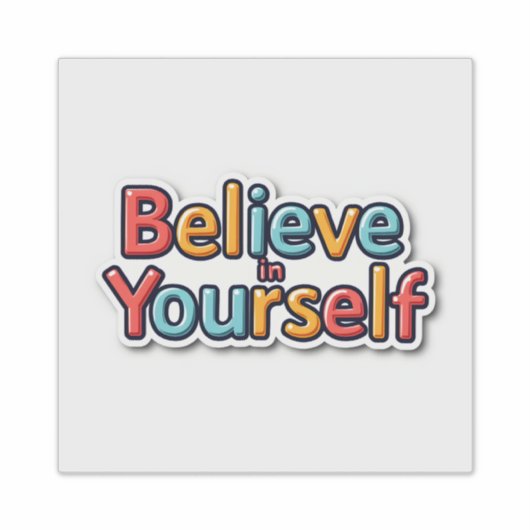 自信じ身で シール (正面)