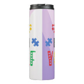 自信じ身で タンブラー (裏面)