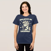 自信じ身で トライブレンドTシャツ (正面全面)