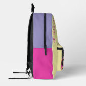 自信じ身で… プリントバックパック (左)