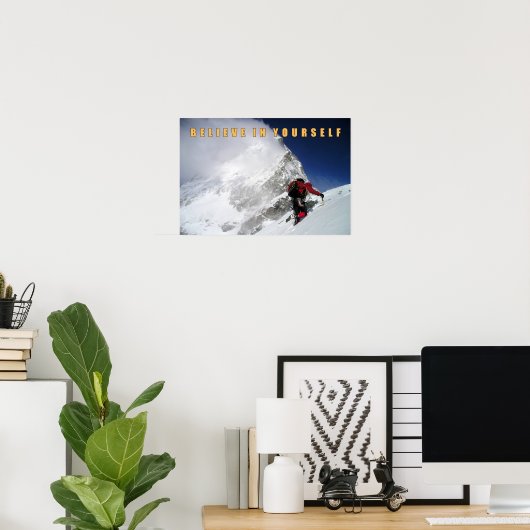 自信じ身で ポスター (ホームオフィス)