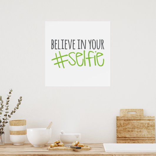 自信じ身で ポスター (キッチン)