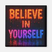 自信じ身で マグネット (正面)