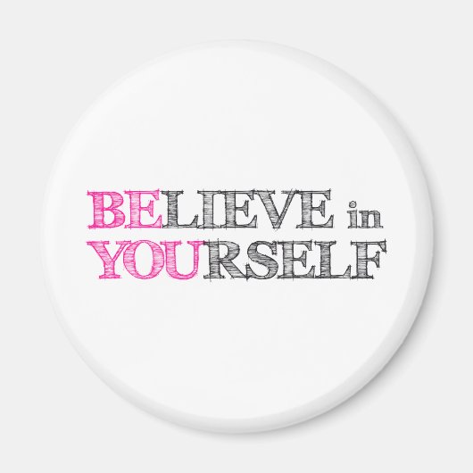 自信じ身で マグネット (正面)