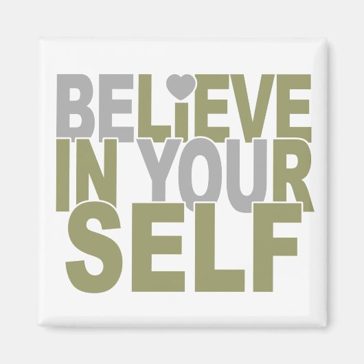 自信じ身で マグネット (正面)