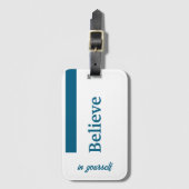 自信じ身で ラゲッジタグ (正面縦)