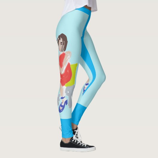 自信じ身で レギンス (右)