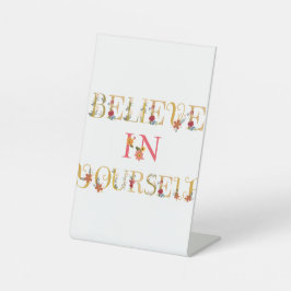 自信じ身で 台座サイン