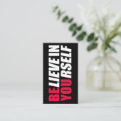 自信じ身で 名刺 (スタンド正面)