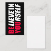 自信じ身で 名刺 (正面/裏面)