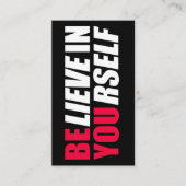 自信じ身で 名刺 (正面)