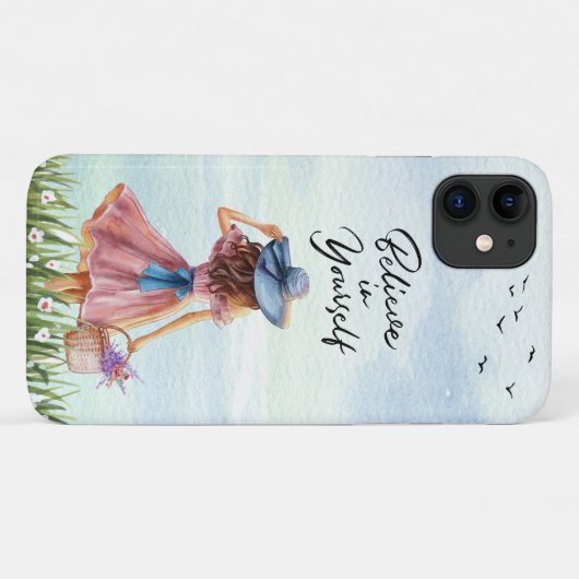 自信じ身で Case-Mate iPhoneケース (裏面(横))