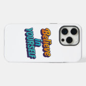 自信じ身で iPhoneケース (裏面横)