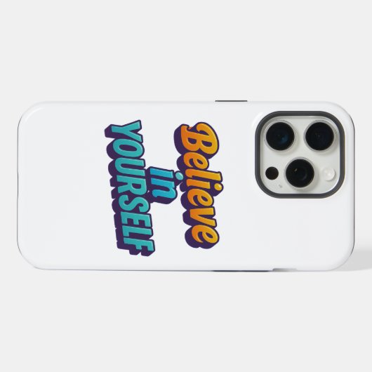 自信じ身で iPhoneケース (裏面横)